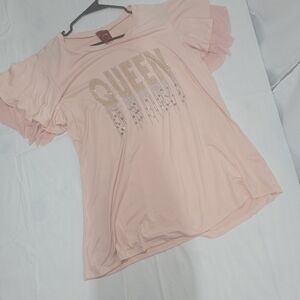 Pink Graphic Women's Top